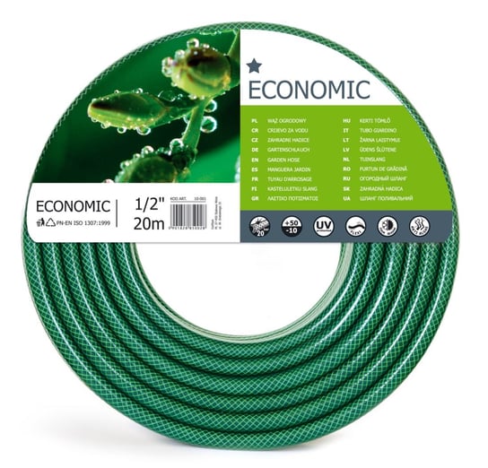 Wąż ogrodowy CELLFAST Economic 10001, 1/2", 20 m Cellfast