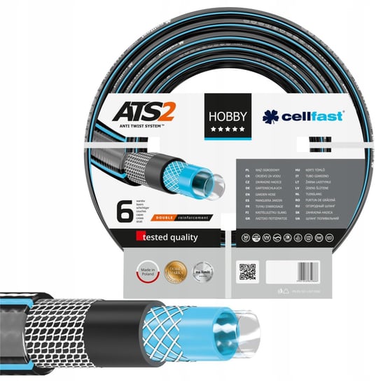 Wąż ogrodowy CELLFAST Hobby ATS2 16-201, 1/2", 50 m Cellfast