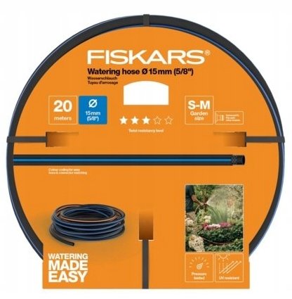 Wąż ogrodowy FISKARS 15mm 5/8'' 20m Q3 uniwersalny Fiskars