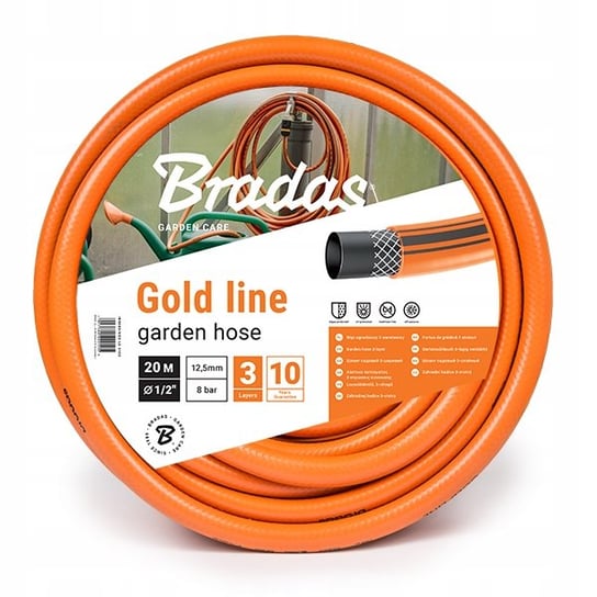 Wąż ogrodowy GOLD LINE 1/2 - 20m BRADAS BRADAS