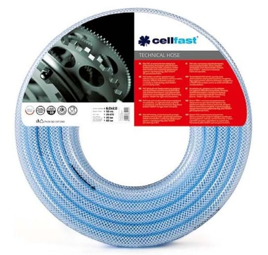 Wąż techniczny cELLFAST 20-272, 6x2,0 mm, 50 m Cellfast