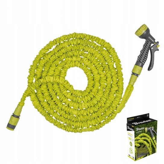 Wąż w zestawie ogrodowy TRICK HOSE 5m - 15m (lime) BRADAS