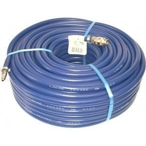 Wąż wzmocniony - LACME - 8 x 14 mm x 50 metrów - Wysoka odporność - PVC, włókno poliestrowe - Niebieski Inna marka