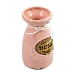 Wazon Ceramiczny 18 Cm Happy Home Pudrowy Róż Inna marka