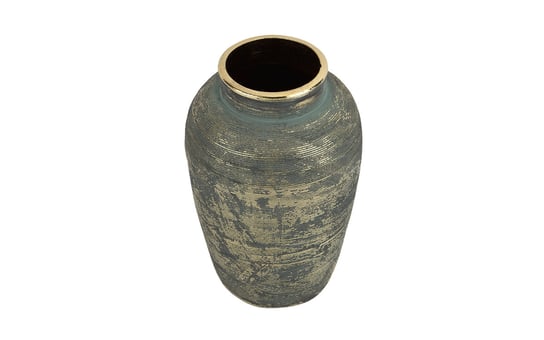 Wazon ceramiczny 31cm niebiesko-złoty AP171368 Art-Pol