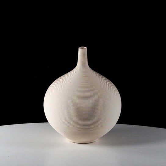 Wazon Ceramiczny Biały Dekoracyjny Ozdobny Venice - 24cm Inna marka