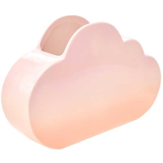 Wazon ceramiczny chmurka w kolorze różowym 25 cm Rico Design
