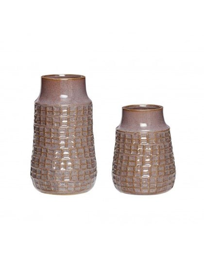 Wazon ceramika fioletowy s / 2 Hübsch Hubsch Design