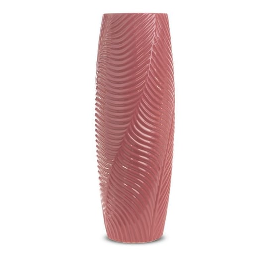 Wazon Dekoracyjny Ceramiczny Sena 18X18X50 Różowy Eurofirany