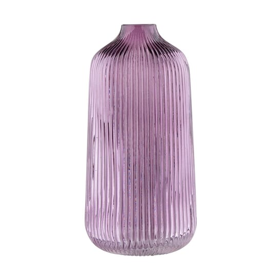 Wazon szklany, 21 cm, fioletowy ALTOMDESIGN