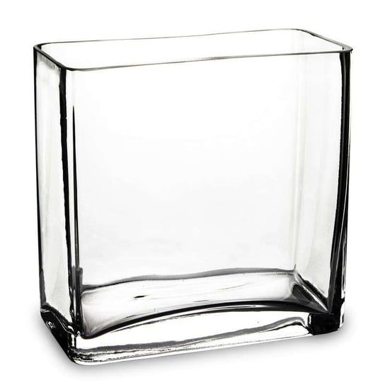 Wazon szklany Nowoczesny prostopadłościan h20 cm Pigmejka