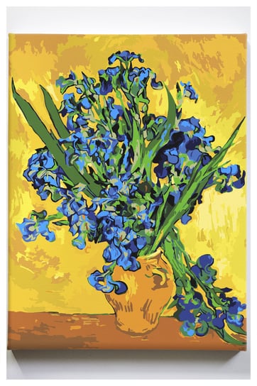 Wazon Z Irysami Vincent Van Gogh Malowanie po numerach Akrylowo
