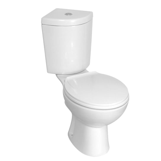 WC kompakt Corner/KR 61 (z deską) Kerra