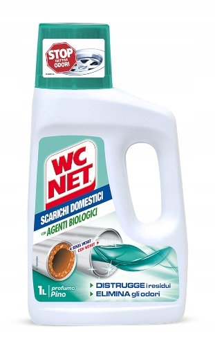 WC NET Scarichi Domestici do udrażniania rur 1L WC Net