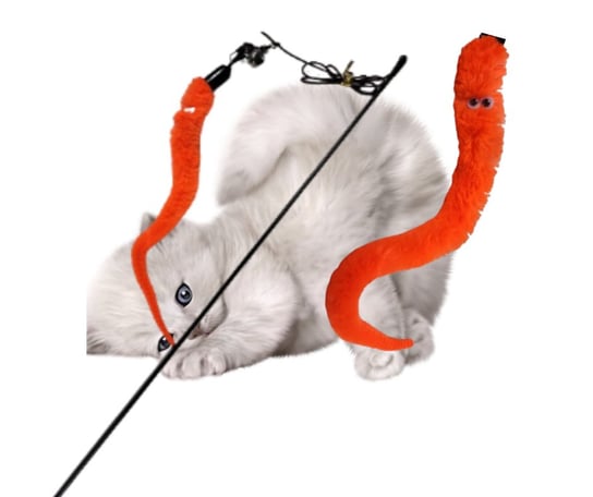 Wędka dla kota zabawka z dzwonkiem kolor MIX 40 cm Confortime