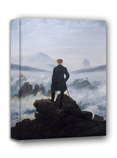 Wędrowiec ponad morzem mgły - obraz na płótnie 30x40 cm Galeria Plakatu