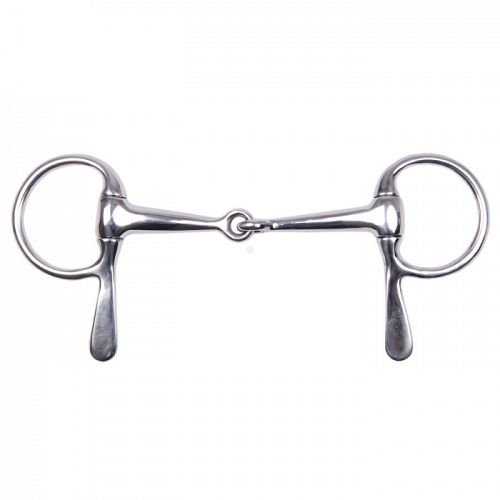 Wędzidło z półwąsami puste STALLION-L stal nierdzewna 13,5 cm Stallion