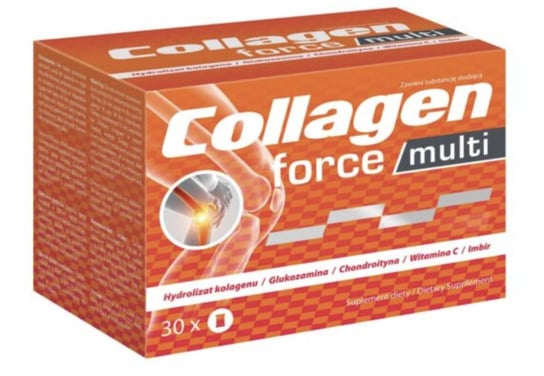 WegaFarm Collagen Force Multi, Suplement diety, 30 saszetek Inna marka