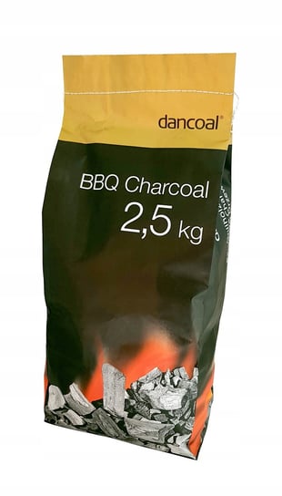 WĘGIEL DRZEWNY DANCOAL 2,5 KG DO ROZPALENIA GRILLA BBQ PALENISKA KOCIOŁKA Dancoal