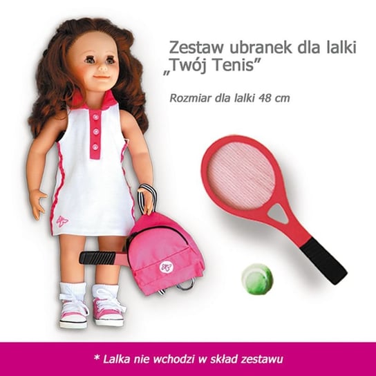 WeGirls, ubranko dla lalki Twój Tenis, zestaw WeGirls