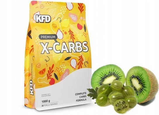 Węglowodany KFD Premium X-Carbs 1000 g Kiwi-Agrest KFD