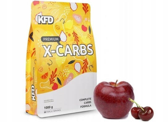 Węglowodany KFD Premium X-Carbs 1000g Jabłkowo - Wiśniowy KFD
