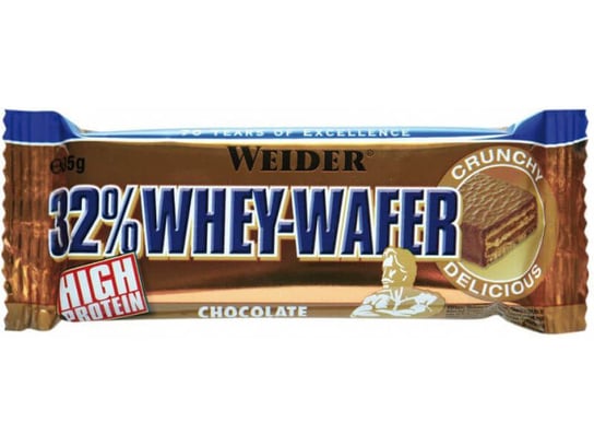 Weider, Baton białkowy, Whey Wafer Bar 32%, czekolada, 35 g Weider