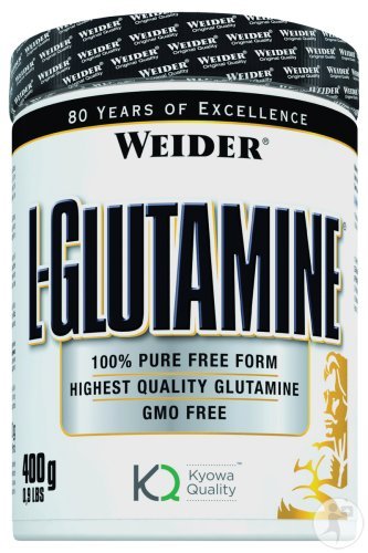 Weider - L-Glutamina, 100% Czysta Wolna Forma, Proszek, 400g Inna marka