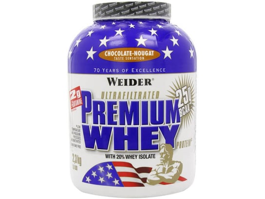 Weider, Odżywka białkowa, Premium Whey Protein, karmelowa, 2300 g Weider