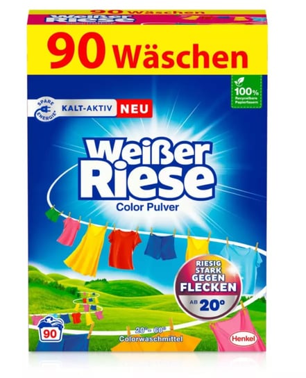 Weisser Riese COLOR proszek do prania 90 prań 4,5kg DE Weisser Riese