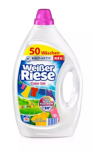 Weisser Riese COLOR żel do prania 50 prań 2,25l DE Weisser Riese