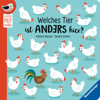 Welches Tier ist anders hier? - Unterschiede finden mit lustigen Tieren für Kinder ab 18 Monaten Ravensburger Verlag