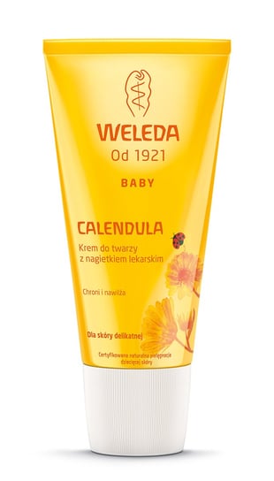 Weleda Calendula, krem do twarzy dla niemowląt z nagietkiem lekarskim, 50 ml Weleda AG