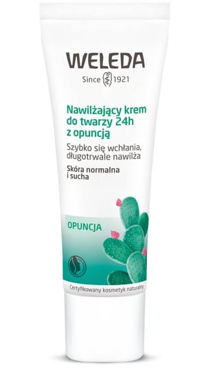 Weleda, nawilżający krem do twarzy 24h z opuncją, 30 ml Weleda