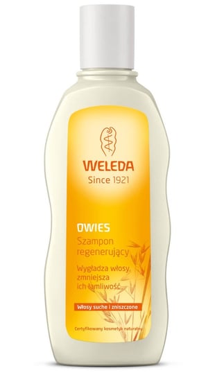 Weleda, regenerujący szampon z owsem do włosów suchych i zniszczonych, 190 ml Weleda