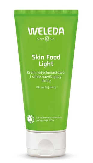 Weleda Skin Food light, krem natychmiastowo i silnie nawilżający skórę, 30 ml Weleda