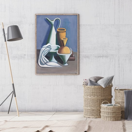 Well Done Shop | Obraz Vilhelm Lundstrøm "Aranżacja z konewką, ręcznikiem i słoikami" | wym. 50x70 cm Well Done Shop