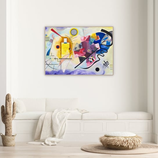 Well Done Shop | Obraz Wassily Kandinsky "Żółty-Czerwony-Niebieski" | wym. 50x70 cm Well Done Shop