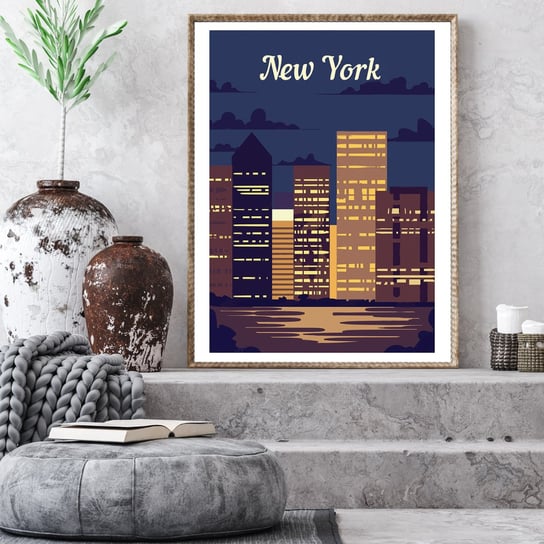 Well Done Shop, Plakat New York Illustration, wym. 50x70 cm Well Done Shop