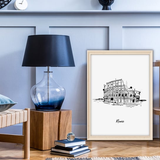 Well Done Shop, Plakat Sketched Rome, wym. 50x70 cm Well Done Shop