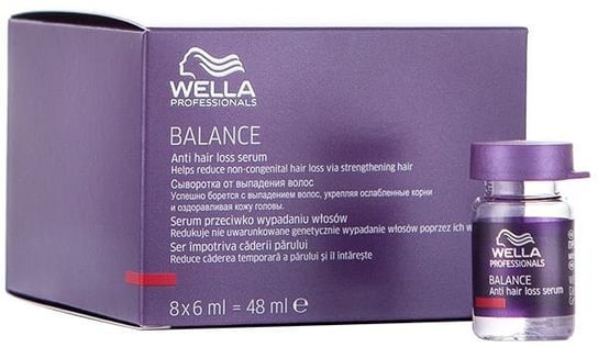 Wella Balance Scalp, Serum do włosów Anti-HairLoss, 8x6 ml Wella
