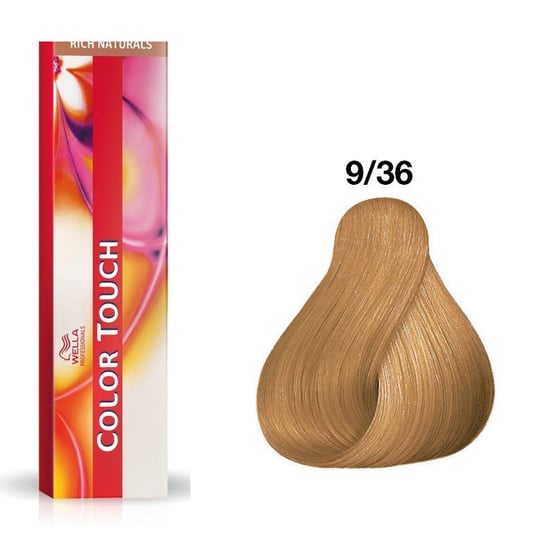 Wella Color Touch 9/36, Bezamoniakowa półtrwała farba do włosów 9/36 60ml Wella