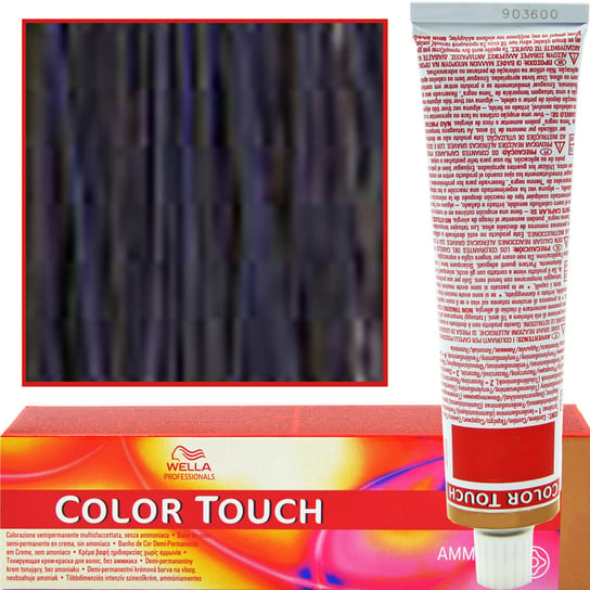 Wella Color Touch farba do włosów 2/8 Niebieskoczarny Wella