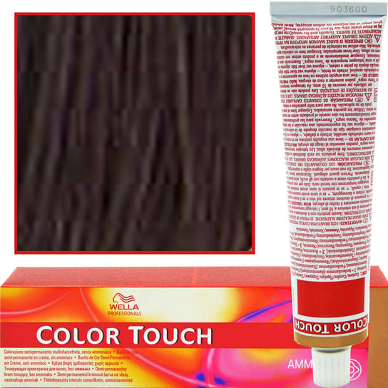 Wella Color Touch farba do włosów 4/77 Średni Brąz Intensywnie Brązowy Wella