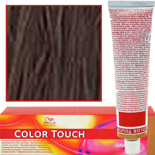 Wella Color Touch farba do włosów 5/71 Brązowo-Popielaty Jasny Brąz Wella