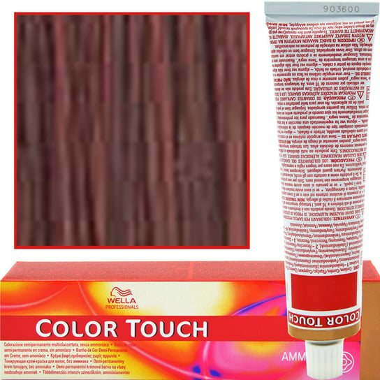 Wella Color Touch farba do włosów 55/54 Intensywny Jasny Brąz Czerwono-Miedziany (Aksamitna Czerwień) Wella