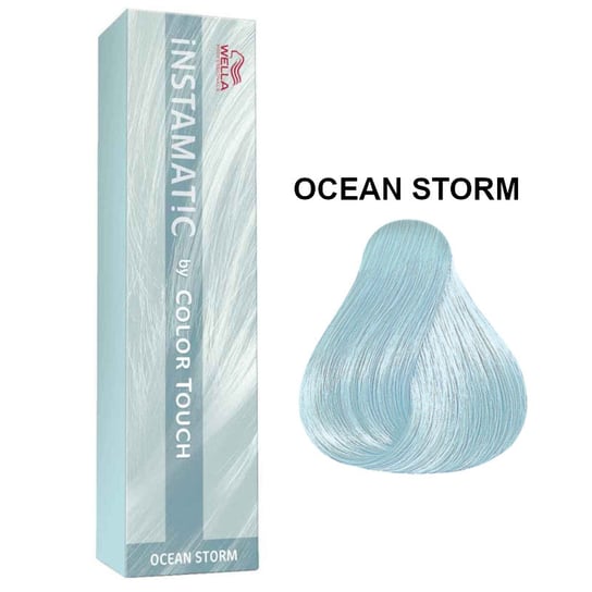 Wella Color Touch Instamatic, Bezamoniakowa półtrwała farba do włosów - Ocean Storm 60ml Wella