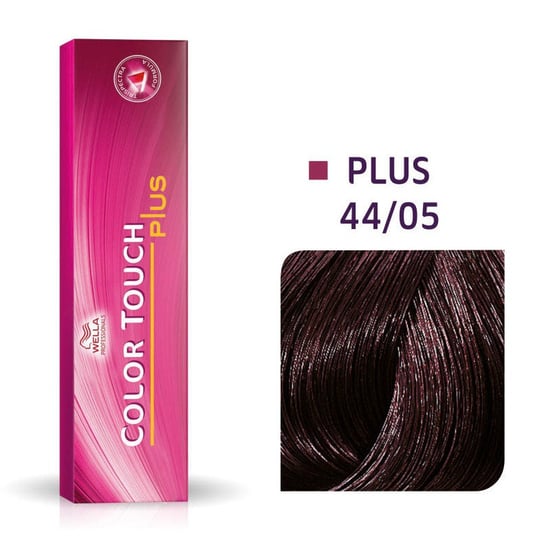 Wella Color Touch Plus 44/05, Bezamoniakowa półtrwała farba do włosów 44/05 60ml Wella