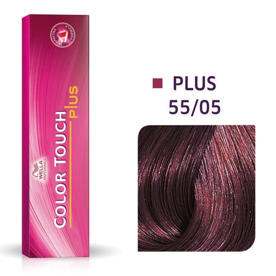 Wella Color Touch Plus 55/05, Bezamoniakowa półtrwała farba do włosów 55/05 60ml Wella