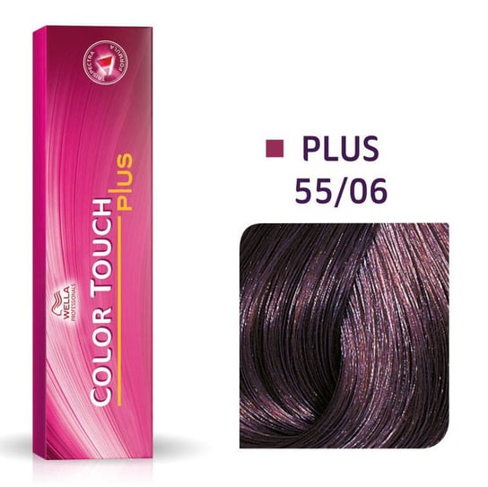 Wella Color Touch Plus 55/06, Bezamoniakowa półtrwała farba do włosów 55/06 60ml Wella